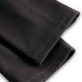 Nora | Refined Black Dress with Belt and Mandarin Collar