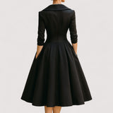 Lorenza™ | Midi-Satin-Kleid