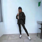 Celeste™ | Lässiges Langarm-Sweatshirt und Hosen-Set