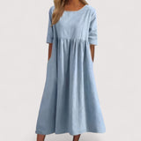 Selina™ | Flattering Cotton Dress