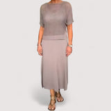 Claudia™ | Summer dress with knitted top