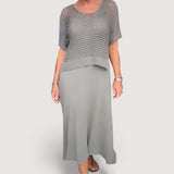 Claudia™ | Summer dress with knitted top