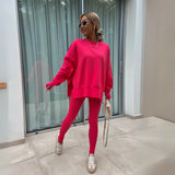 Celeste™ | Lässiges Langarm-Sweatshirt und Hosen-Set