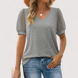 Ilse™ | Transparent V-Ausschnitt-Top