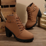 Georgina™ | Schicke Chunky-Stiefeletten mit Schnürung