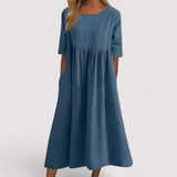 Selina™ | Flattering Cotton Dress
