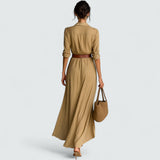 Pia™ | Lange Kleider mit langen Ärmeln