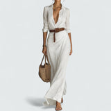 Pia™ | Lange Kleider mit langen Ärmeln