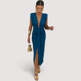 Maila™ | Elegant draped dress
