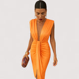 Maila™ | Elegant draped dress