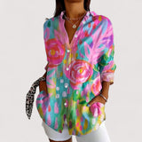 Annika™ | Bunte Bluse mit Print