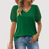 Ilse™ | Transparent V-Ausschnitt-Top