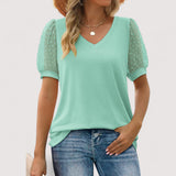 Ilse™ | Transparent V-Ausschnitt-Top