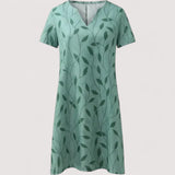 Jeanne™ | V-Ausschnitt-Kleid mit Print