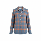 Laura™ | Karierte Strickbluse in sanften Tönen