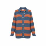 Livia™ | Karierte Strickbluse in sanften Tönen