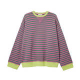 Mary - Striped Oversized Sweater