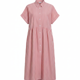 Rea™ | Gestreifetes Hemdblusenkleid